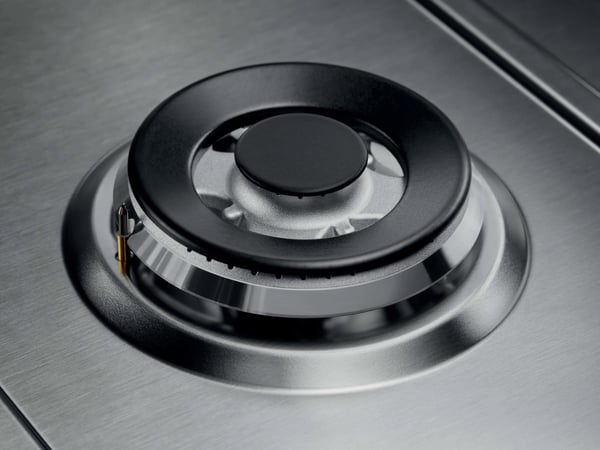Electrolux KGS7536SX Svart, Rostfritt stål Inbyggd 75 cm Gas 5 zone(s)