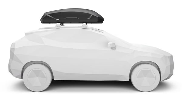 Thule Pulse 2 M Kova suksiboksi Musta