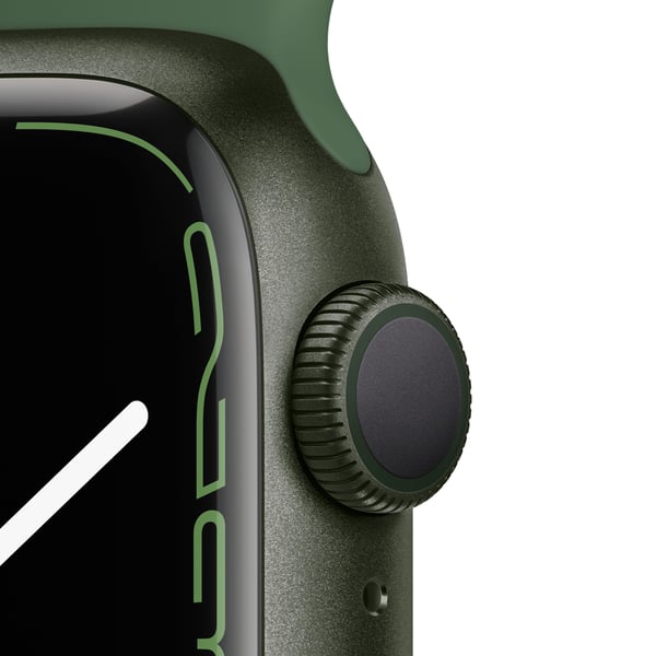 Apple Watch Series 7 OLED 41 mm Digitaalinen 352 x 430 pikseliä Kosketusnäyttö Vihreä Wi-Fi GPS (satelliitti)