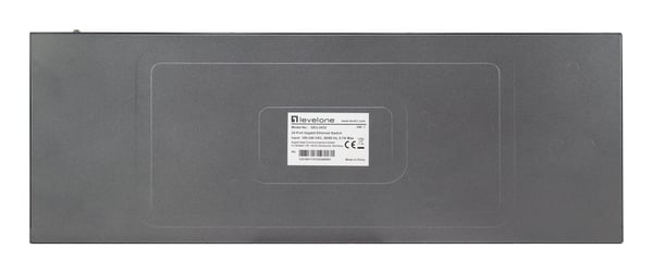 LevelOne GEU-2432 Hallitsematon Gigabit Ethernet (10/100/1000) 1U Harmaa