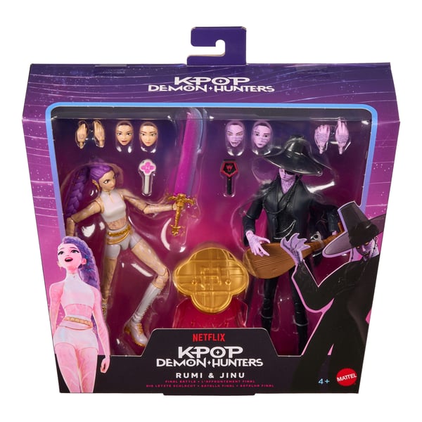Mattel Kpop Demon Hunters Rumi & Jinu: Final Battle Action Figure 2-pack