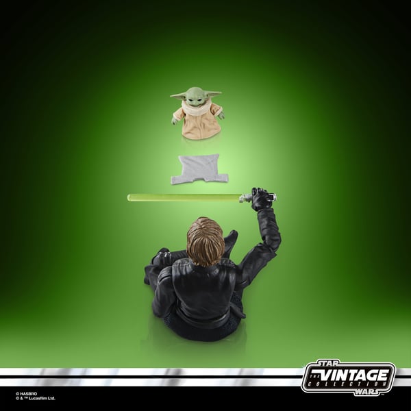 Star Wars The Book of Boba Fett Luke Skywalker & Grogu figurer 9,5 cm