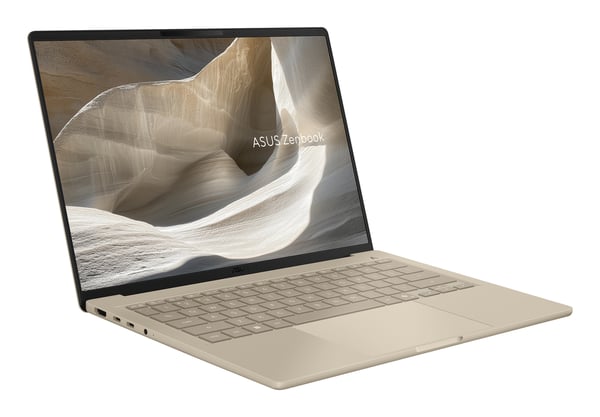 ASUS Zenbook A14 UX3407QA-QD498W Snapdragon X1-26-100 Kannettava tietokone 35,6 cm (14") WUXGA 16 GB LPDDR5x-SDRAM 1 TB SSD Wi-Fi 6E (802.11ax) Windows 11 Home Beige
