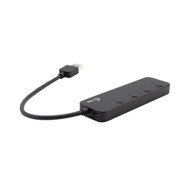 i-tec U3CHARGEHUB4 gränssnittshubbar USB 3.2 Gen 1 (3.1 Gen 1) Type-A 5 Mbit/s Svart