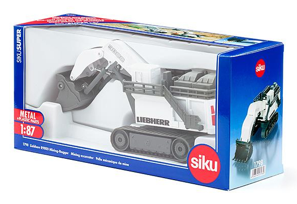 Siku 1798 skalamodel Gravemaskine Formonterede 1:87
