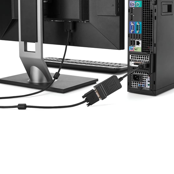 StarTech.com DP2VGA videokabel adapter 0,08 m DisplayPort VGA (D-Sub) Sort