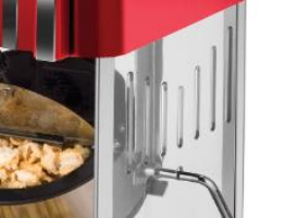 Unold 48535 popcornkone Punainen, Hopea 300 W