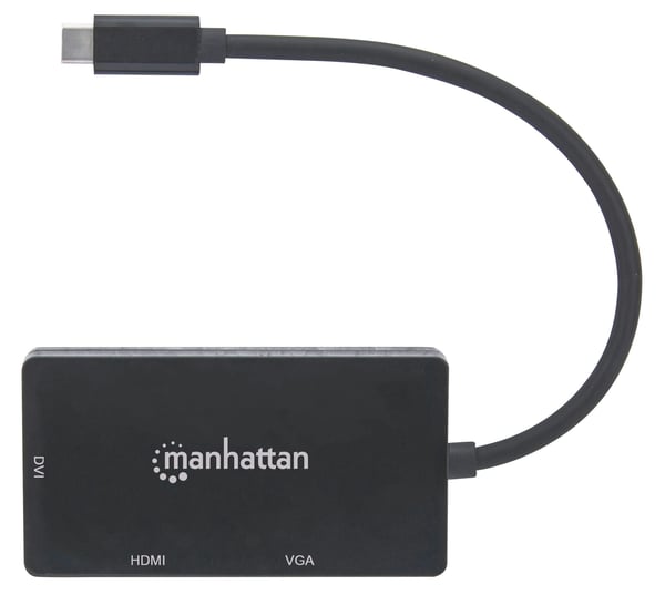 Manhattan 152983 USB grafiikka-adapteri 3840 x 2160 pikseliä Musta