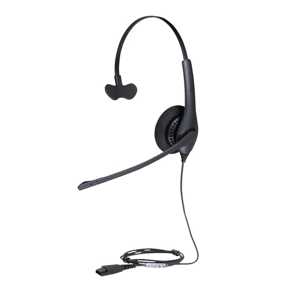 Jabra Biz 1500 Headset Kabel Huvudband Kontor/callcenter Bluetooth Svart