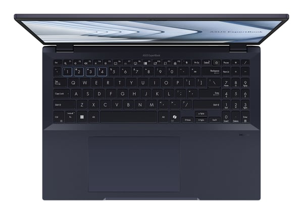 ASUS ExpertBook B5 B5604CMA-QW0054X Intel Core Ultra 5 125U Laptop 40,6 cm (16") WUXGA 16 GB DDR5-SDRAM 512 GB SSD Wi-Fi 6E (802.11ax) Windows 11 Pro Tysk Sort