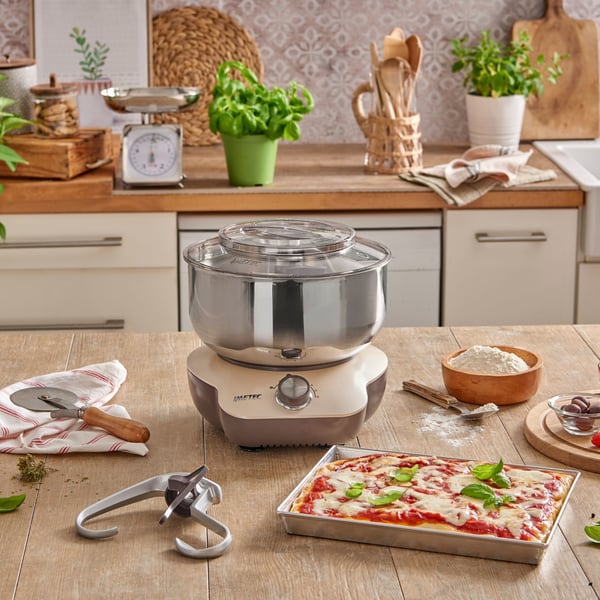 Imetec Cake Lover Seisova tehosekoitin 1500 W Beige, Ruskea, Ruostumaton teräs