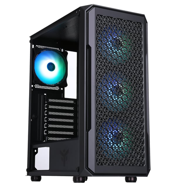 itek ITGCAST33B datorväskor Midi Tower Svart