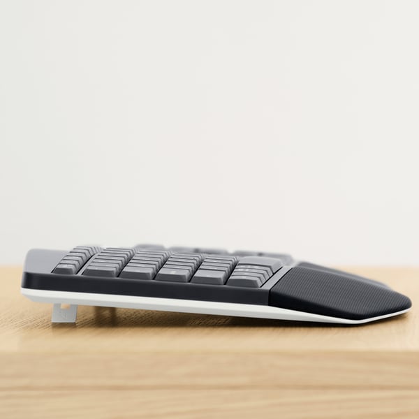 Logitech MK850 Performance tastatur Mus inkluderet Universel RF trådløs + Bluetooth AZERTY Belgisk Sort