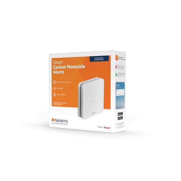 Netatmo CO Detector Kulilte-detektor Trådløs forbindelse