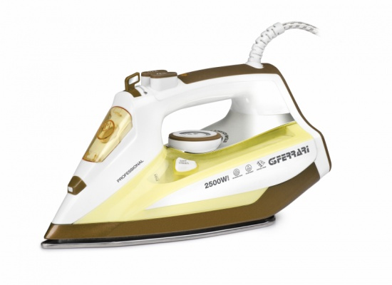 G3 Ferrari VISIR Ångstrykjärn Stryksula i rostfritt stål 2500 W Brun, Vit, Gul G3 Ferrari VISIR Ångstrykjärn Stryksula i rostfritt stål 2500 W Brun, Vit, Gul