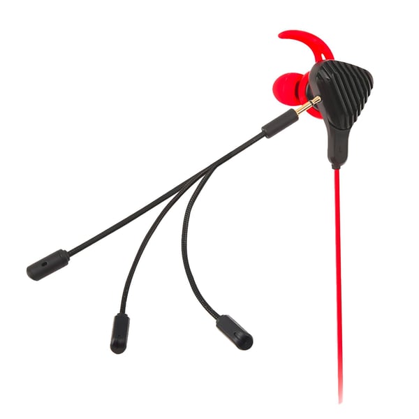 Celly CyberWired Headset Kabel I öra Spela Svart, Röd
