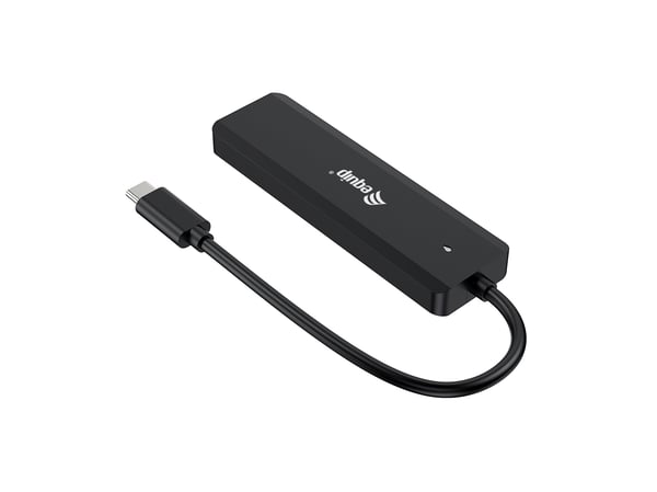 Equip 128964 gränssnittshubbar USB 3.2 Gen 1 (3.1 Gen 1) Type-C 5000 Mbit/s Svart
