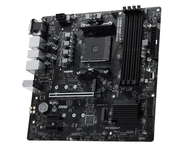 MSI PRO B550M-P emolevy AMD B550 Kanta AM4 ATX