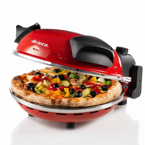 Ariete 0909/10 pizzajärn och pizzaugn 1 pizza/pizzor 1200 W Röd