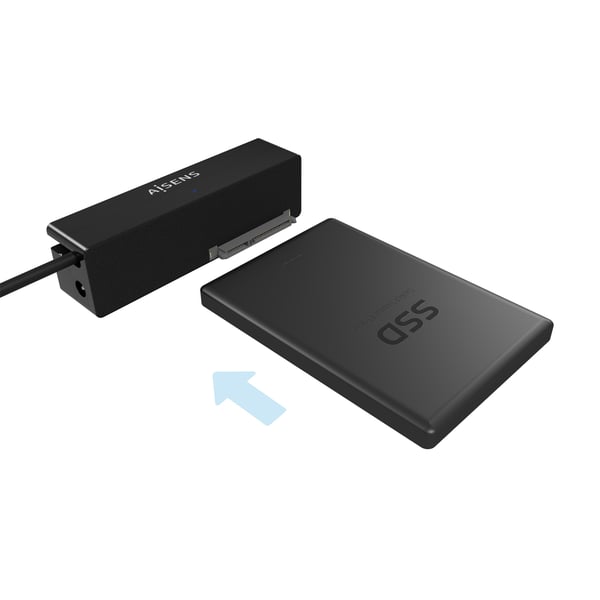 AISENS ASE-35C02B drevkabinet HDD/SSD kabinet Sort 2.5/3.5"