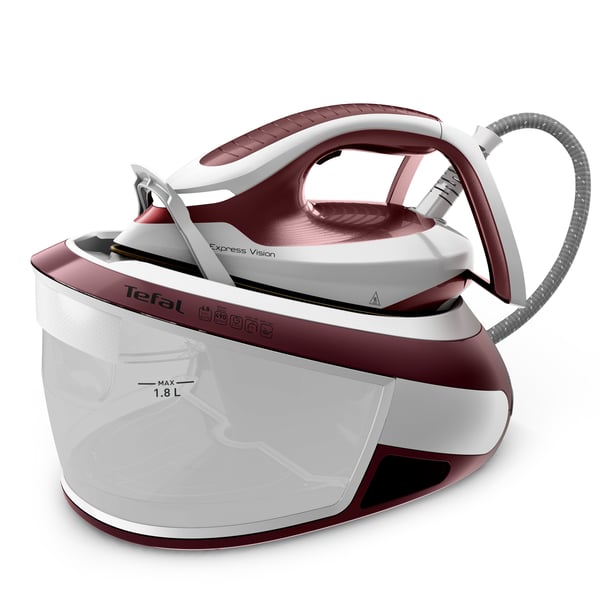 Tefal Express Vision SV8150 2800 W 1,8 l Durilium AirGlide Autoclean soleplate Röd, Vit