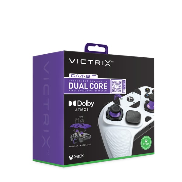Victrix Gambit Svart, Vit USB Spelplatta Analog / Digital PC, Xbox One, Xbox Series S, Xbox Series X