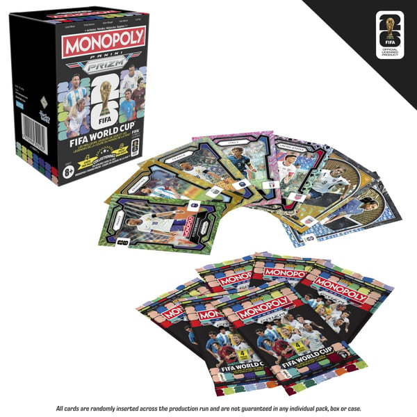 Monopoly Boosterboks med Panini Prizm FIFA World Cup