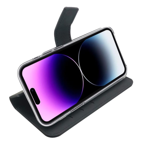 Celly Wally mobiltelefon etui 17 cm (6.7") Tegnebogsetui Sort