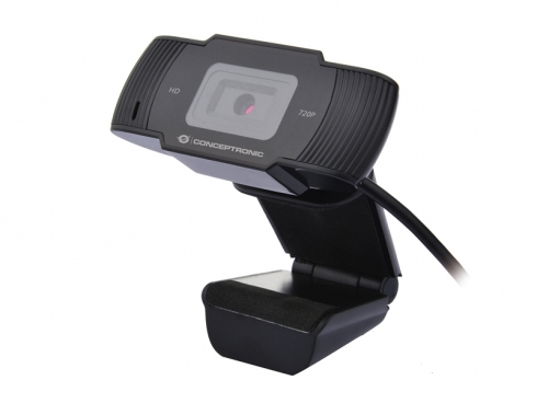 Conceptronic AMDIS 720P HD verkkokamera 1280 x 720 pikseliä USB 2.0 Musta