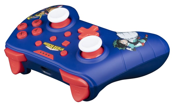 Konix My Hero Academia KX MHA SW/PC GAMEPAD BLUE Blå, Röd USB Spelplatta Analog / Digital Nintendo Switch, PC