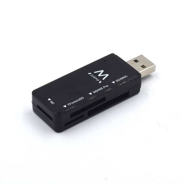 Ewent EW1049 kortläsare USB 2.0 Svart