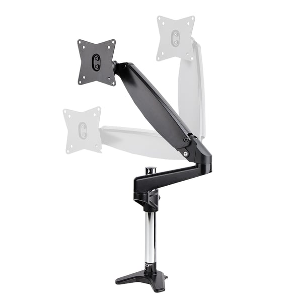 StarTech.com ARMPIVOTE2 monitorin kiinnike ja jalusta 124,5 cm (49") Vastaanotto Musta