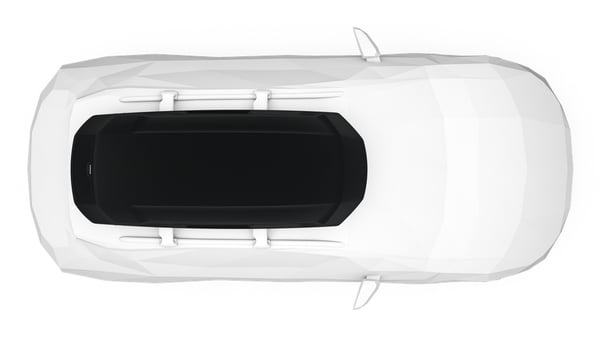 Thule Force 3 XL Kova suksiboksi Musta