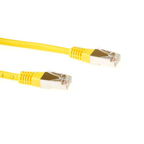 ACT Patchcord SSTP Category 6 PIMF, Yellow 15.00M netværkskabel Gul 15 m