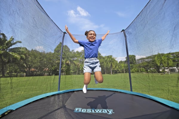 Bestway 59103 rekreativ & have trampolin Udendørs Oval Skruefjeder