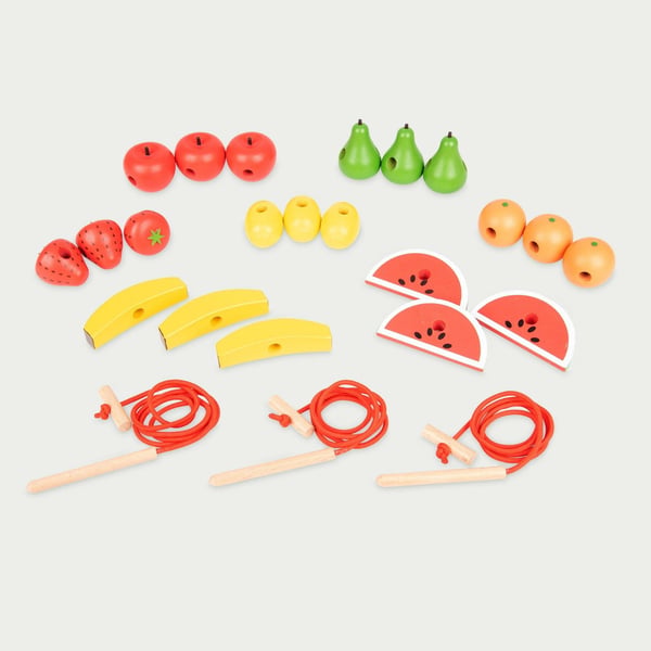 Tickit Wooden Lacing Fruits