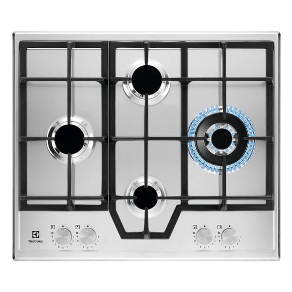 Electrolux KGS64562SX Rostfritt stål Inbyggd 60 cm Gas 4 zone(s)