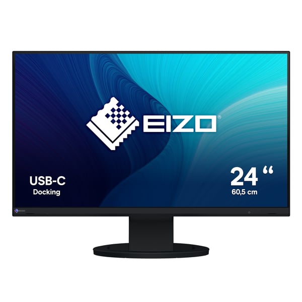 EIZO FlexScan EV2480-BK platta pc-skärmar 60,5 cm (23.8") 1920 x 1080 pixlar Full HD LCD Svart