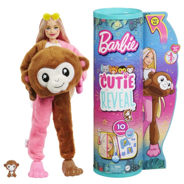 Barbie Cutie Reveal Jungle Series Doll