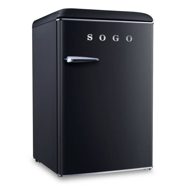 Sogo NEV-SS-21955 kombi-køleskab Fritstående 110 L Sort