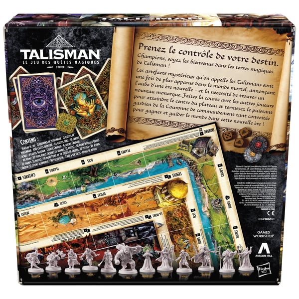 Hasbro Gaming Avalon Hill Talisman The Magical Quest-brädspel 5 e utgåvan