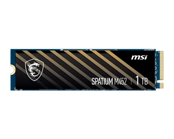 MSI SPATIUM M452 PCIE 4.0 NVME M.2 1TB SSD-massamuisti PCI Express 4.0 3D NAND