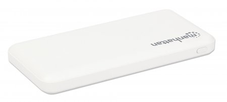 Manhattan 406277 powerbank Lithium polymer (LiPo) 10000 mAh Hvid