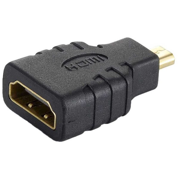 Techly Micro D HDMI - HDMI M/F Micro HDMI D Sort