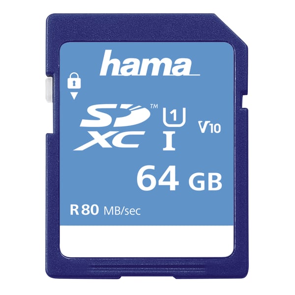 Hama 00213110 hukommelseskort 64 GB SDXC UHS-I Klasse 10