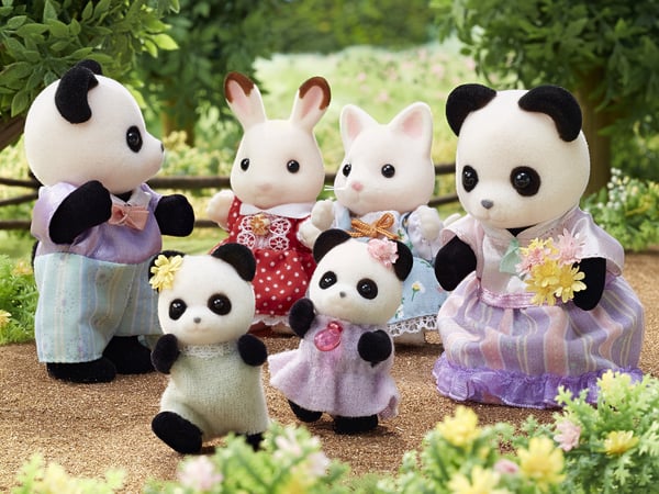 Sylvanian Families Pandaperhe