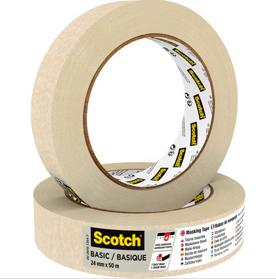 3M Scotch Abdeckband - Basic Yleismaalarinteippi Soveltuu ulkokäyttöön Beige