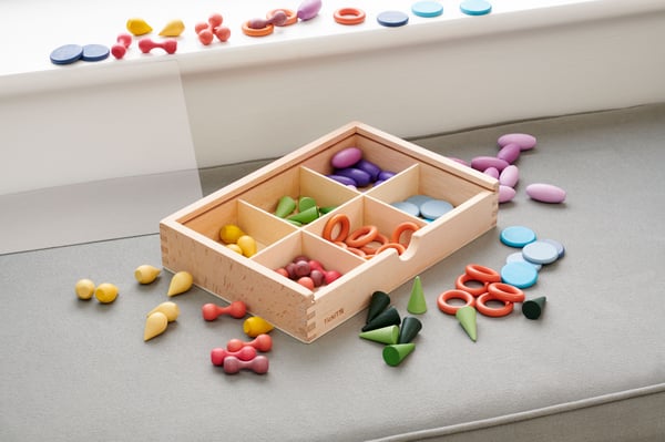Tickit Wooden Treasures Sorting Set