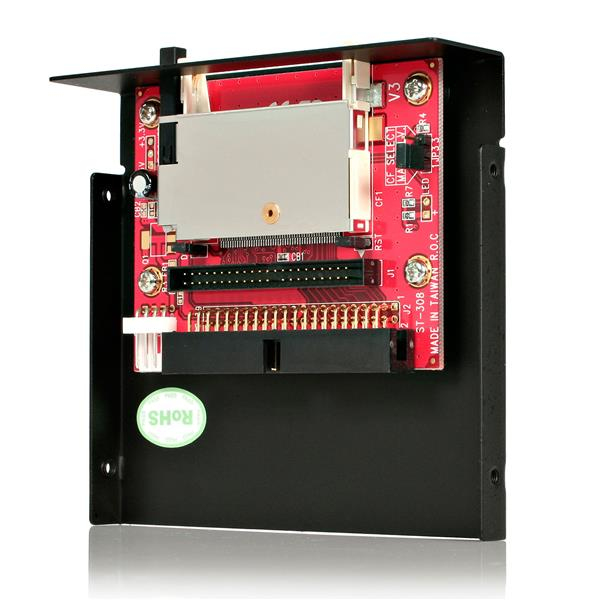 StarTech.com 3,5-tums enhetsfack IDE till CF SSD-kortläsare - CompactFlash - Solid State Drive