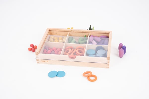 Tickit Wooden Treasures Sorting Set